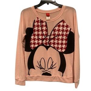 Disney Minnie Mouse Long Sleeve Pullover Size M